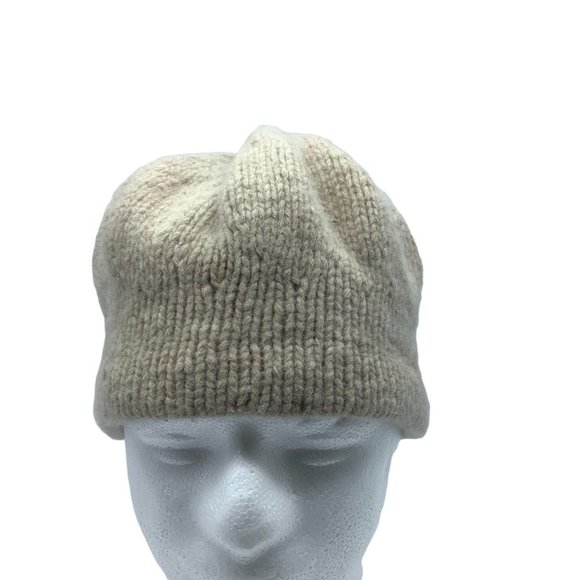 Carolina Amato Hat Cap Women One Size Angora Wool Blend - Picture 2 of 6